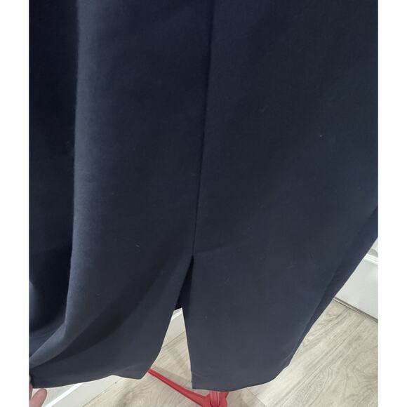 Sleeveless Navy Dress Modern Style Sheath Career Casual Versatile - Picture 4 of 8